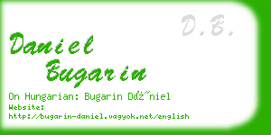 daniel bugarin business card